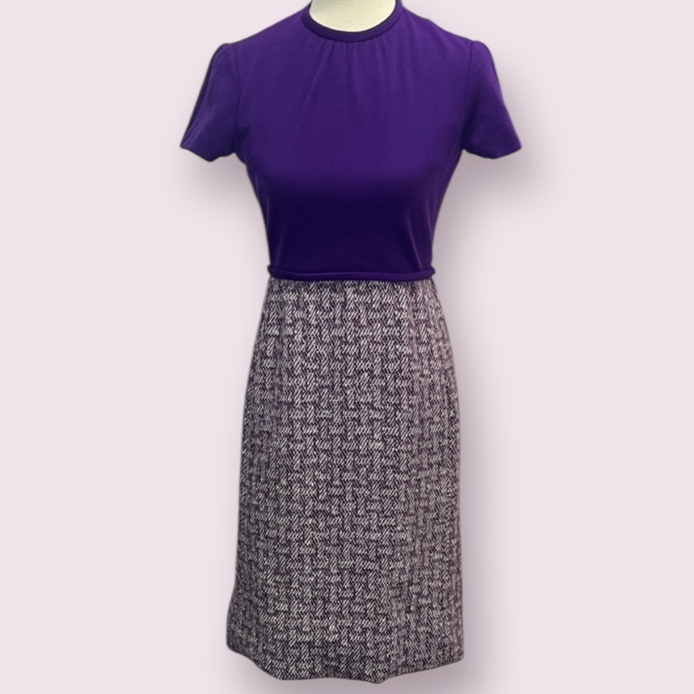 60’s merino wool and tweed vintage dress